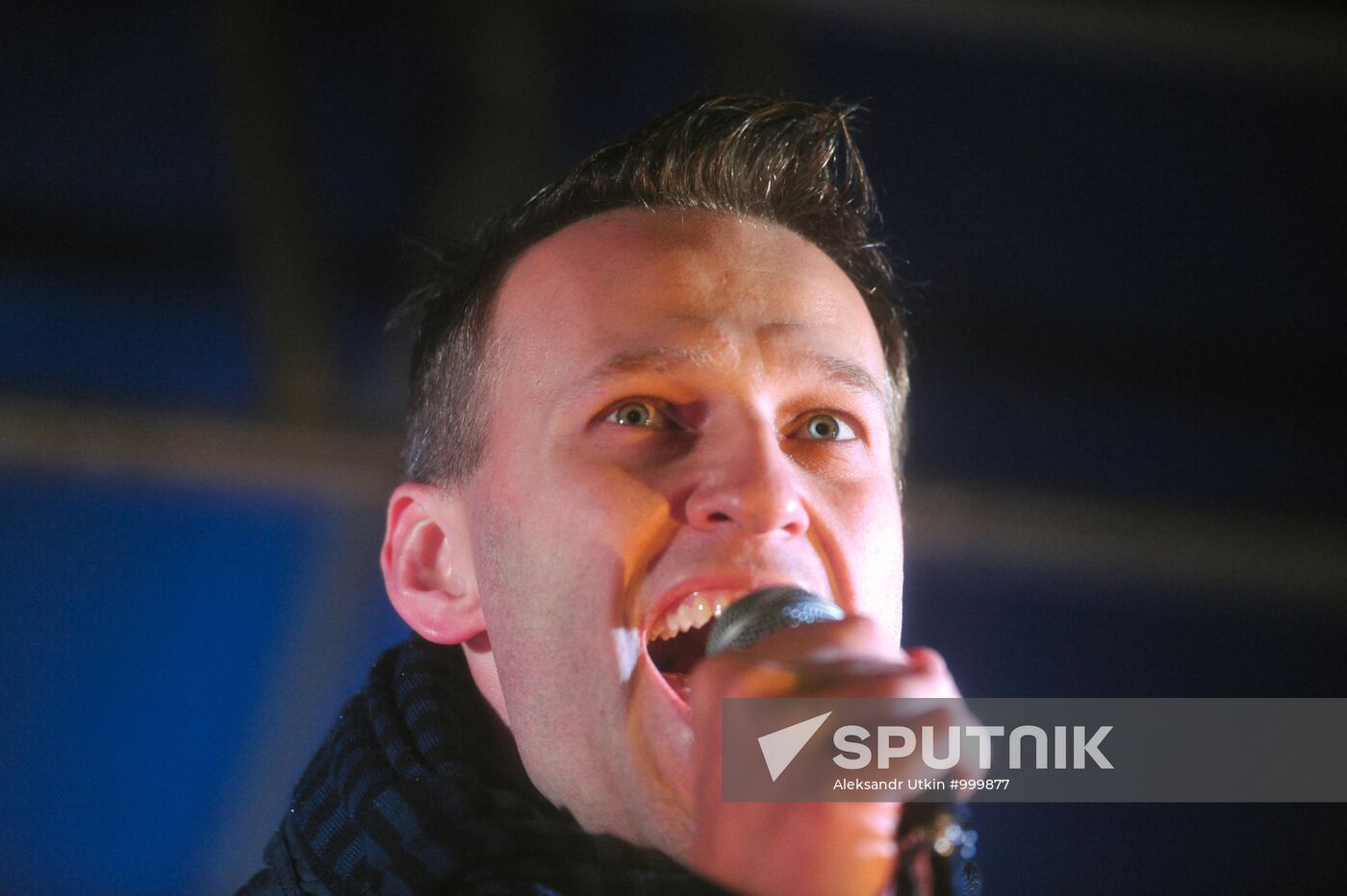 Blogger Aleksey Navalny, founder of RosPil project