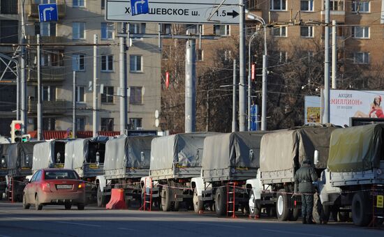 Security stepped up in Moscow