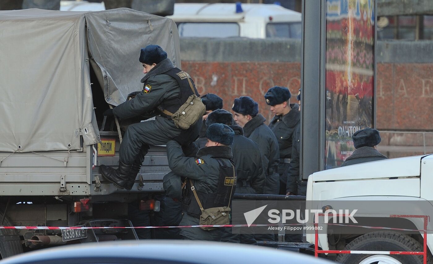 Security stepped up in Moscow