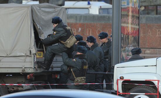 Security stepped up in Moscow