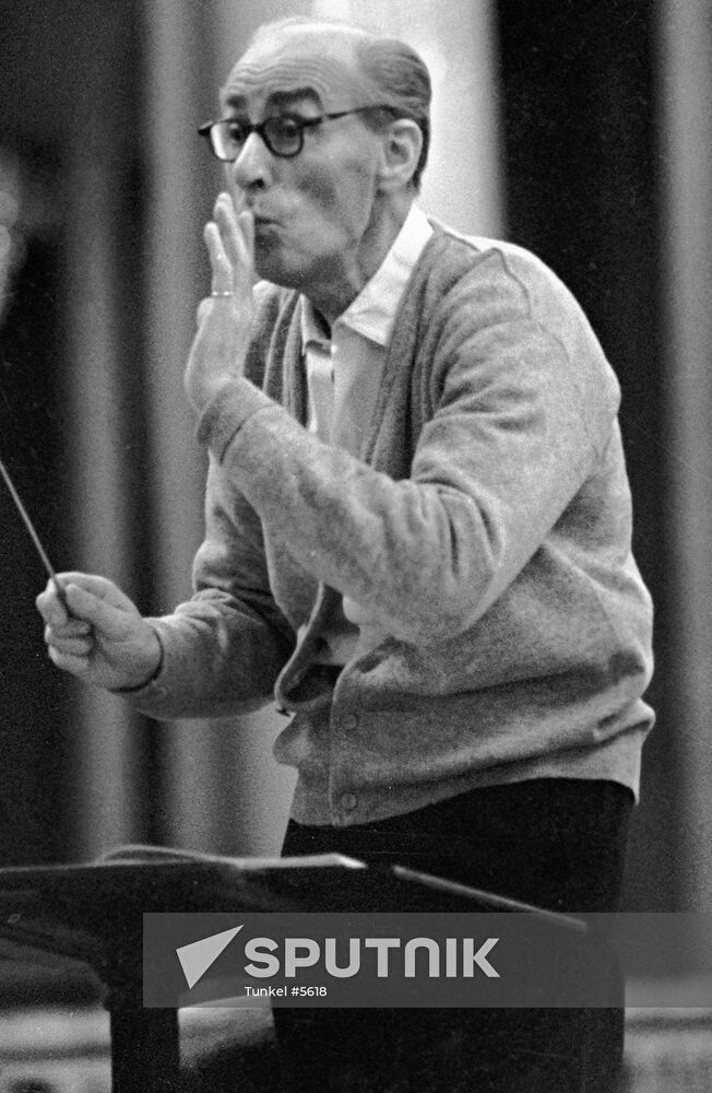 MRAVINSKY REHEARSAL | Sputnik Mediabank