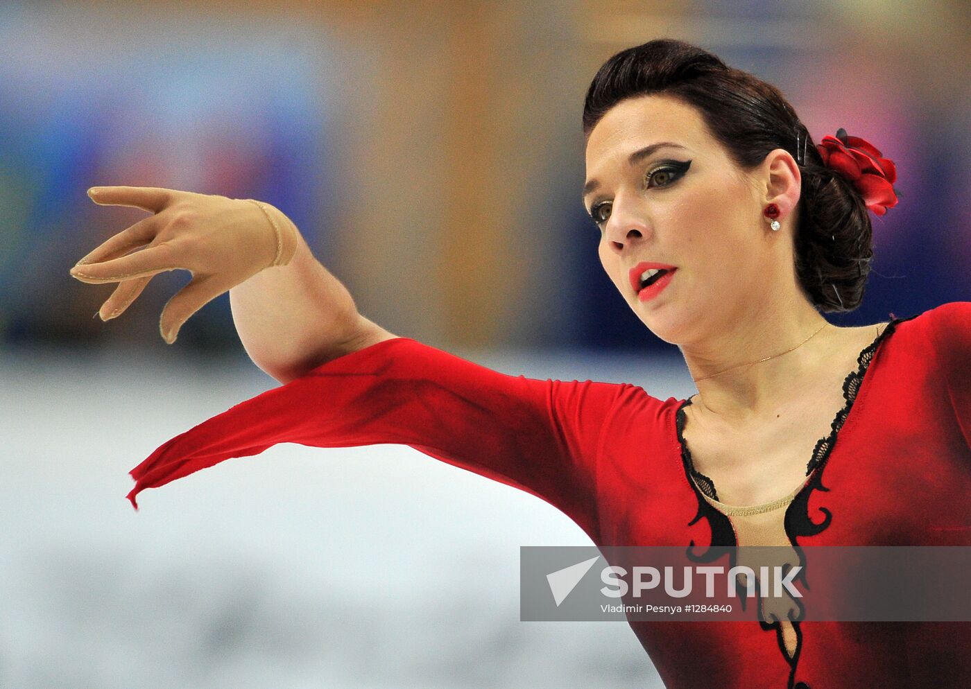 Figure skating. Grand Prix, 4th round. Women's free skating Sputnik
