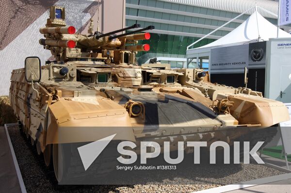 D.Manturov at IDEX 2013 Defence Exhibition in UAE