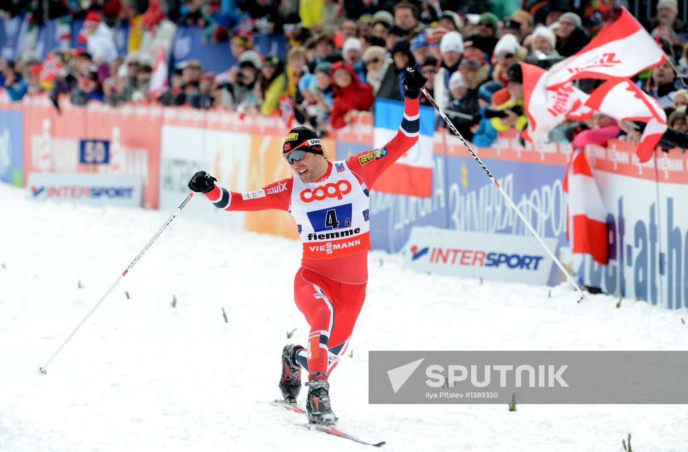 FIS Nordic World Ski Championships. Team events Sputnik Mediabank