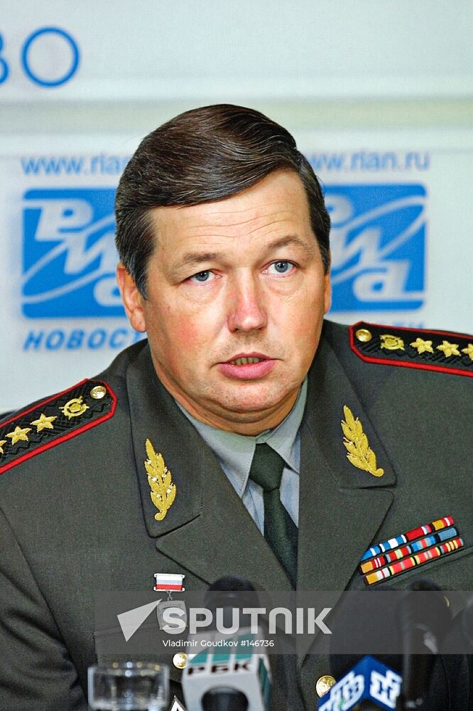 ALEXANDER SAVENKOV MILITARY PROSECUTOR-GENERAL NEWS CONFERENCE ...
