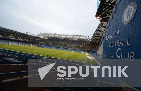 Stamford Bridge football stadium in London