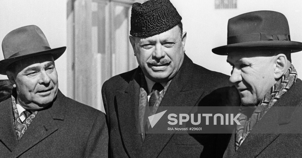BREZHNEV KOSYGIN MOHAMMED AYUB KHAN | Sputnik Mediabank