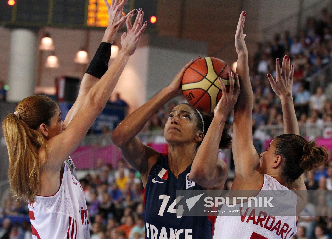 Basketball. European Championship. Women. France vs. Turkey