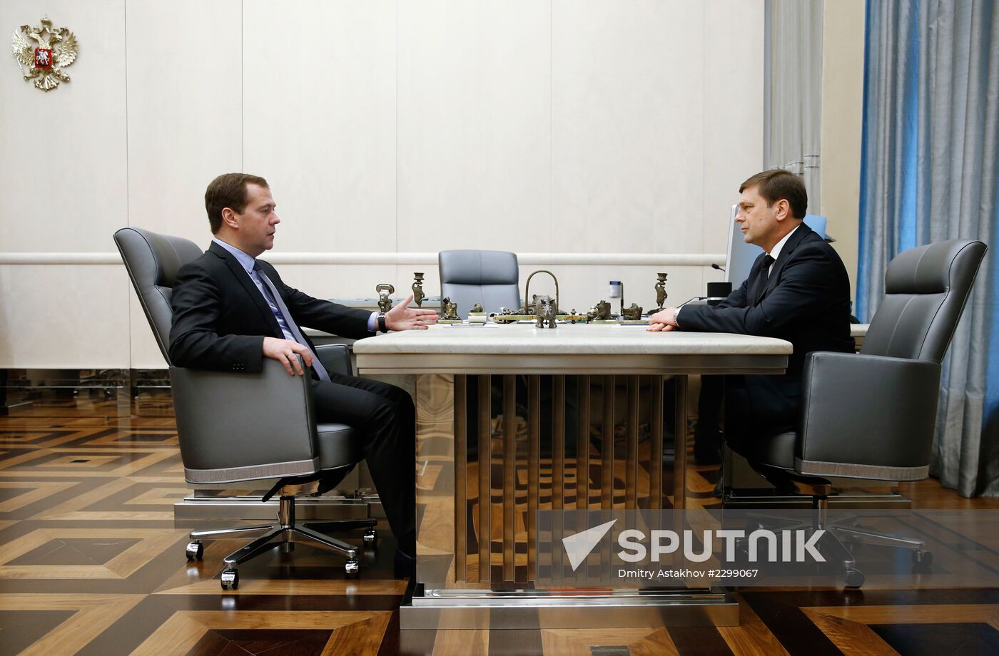 Dmitry Medvedev meets with Oleg Ostapenko | Sputnik Mediabank
