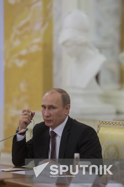 Vladimir Putin's visit to Northwestern Federal District