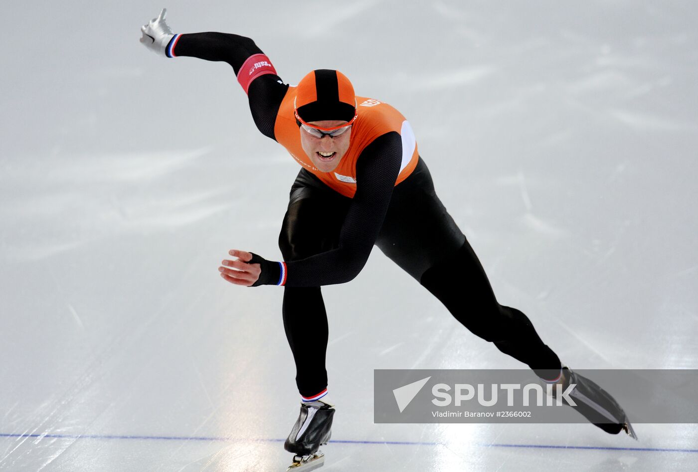 2014 Winter Olympics. Speed skating. Men. 500m Sputnik Mediabank