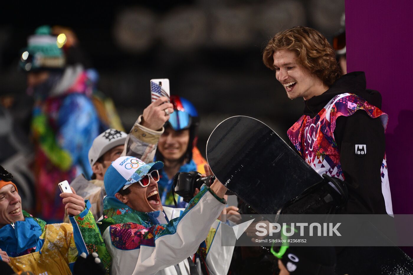 2014 Winter Olympics Snowboarding Men Halfpipe Sputnik Mediabank