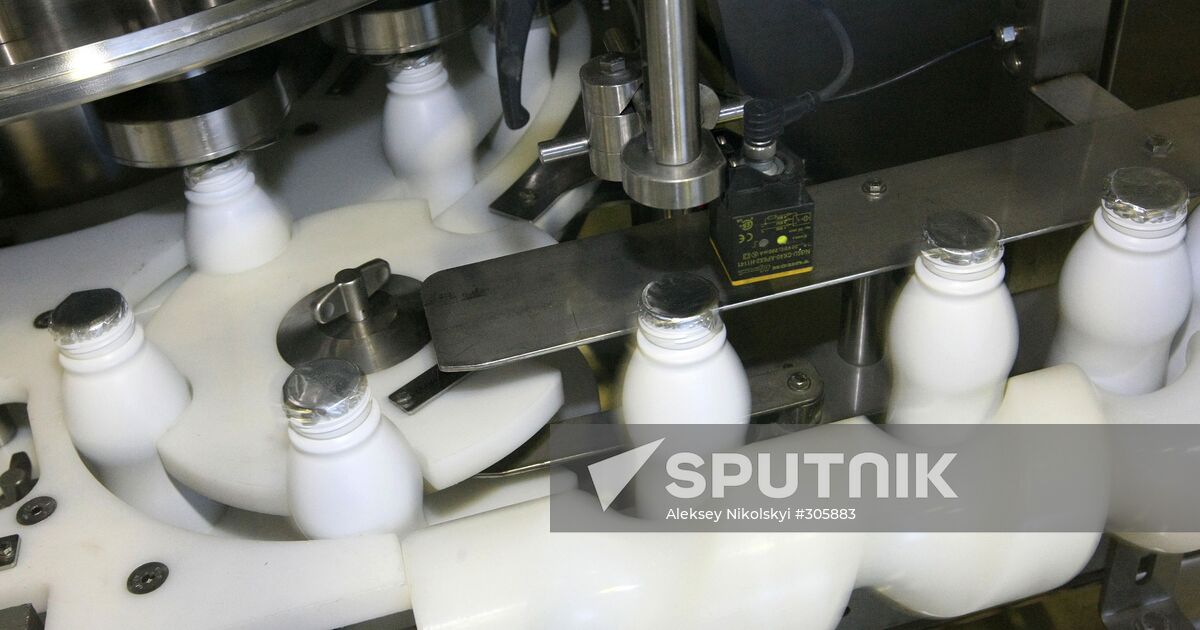 Ehrmann dairy factory Russia | Sputnik Mediabank