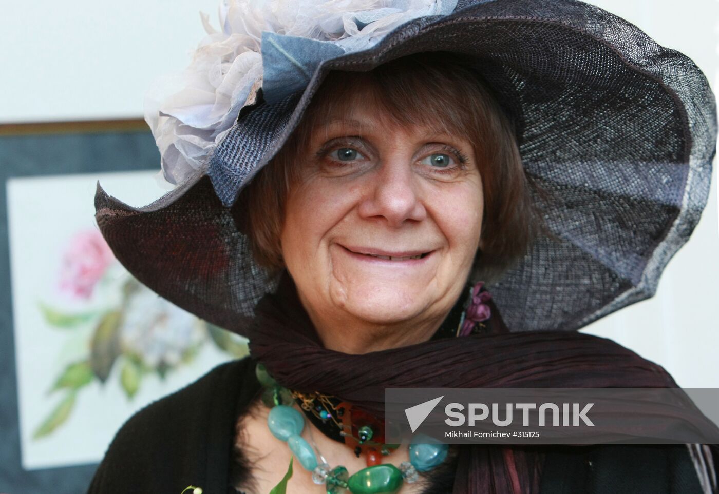 Opening of art show of Lyudmila Petrushevskaya | Sputnik Mediabank
