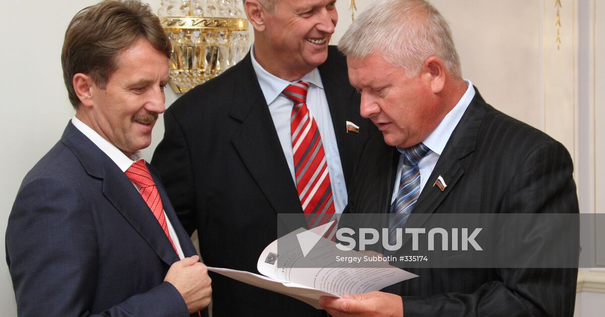 Alexei Gordeyev, Gennady Gorbunov and Valentin Denisov | Sputnik Mediabank
