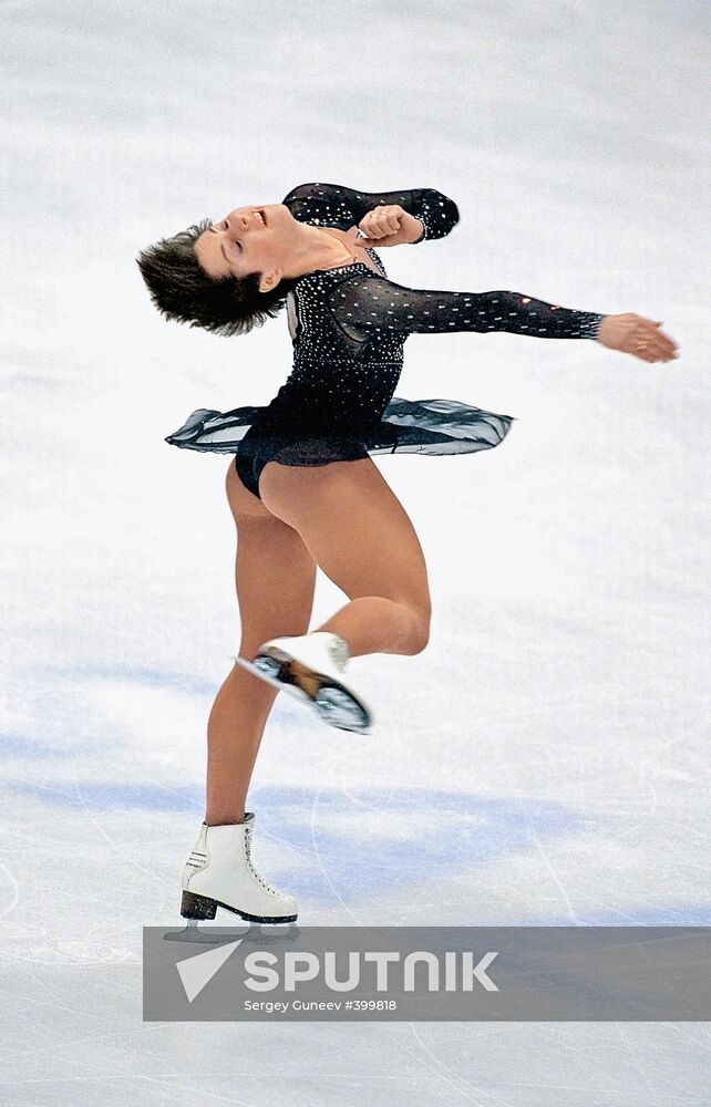 Russian Figure Skater Irina Slutskaya Sputnik Mediabank