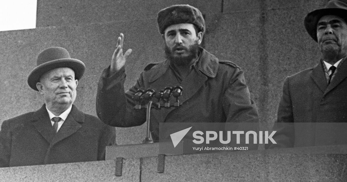 CASTRO KHRUSHCHEV BREZHNEV | Sputnik Mediabank