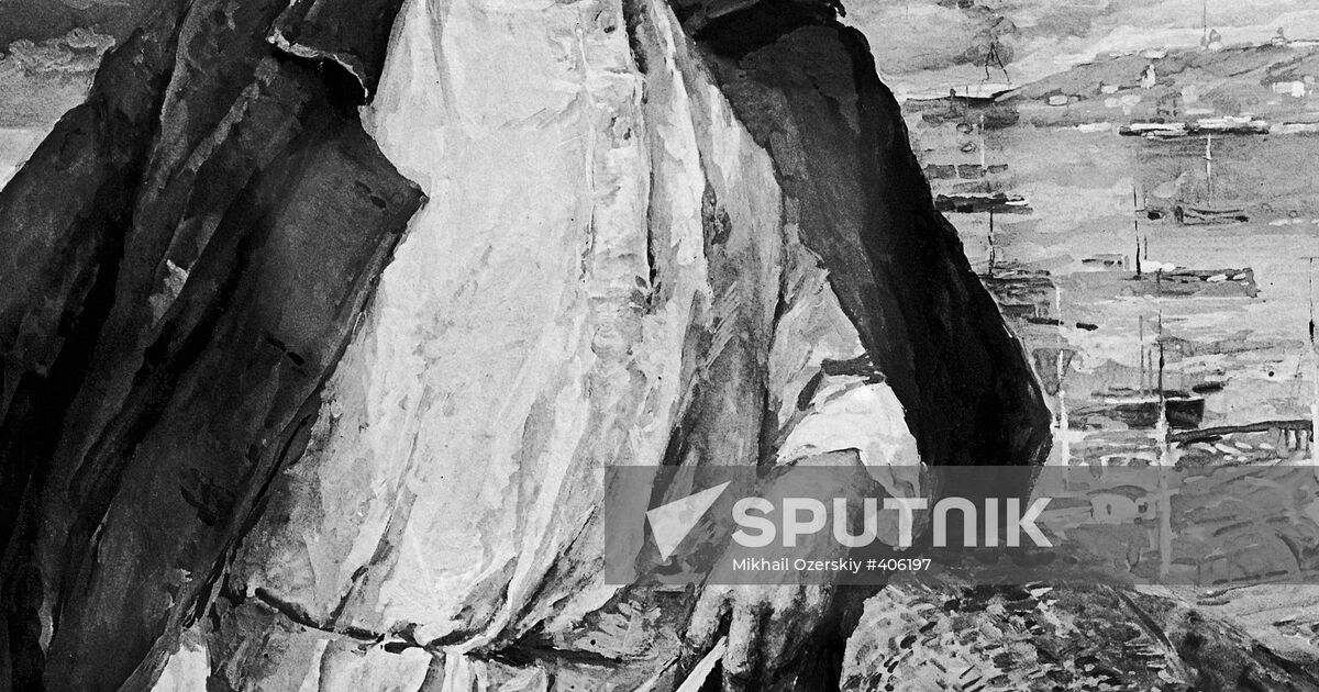 Valentin Serov #39 s painting quot Gorki on the Volga quot Sputnik Mediabank