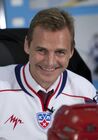 Press conference with hockey-player Sergei Fyodorov
