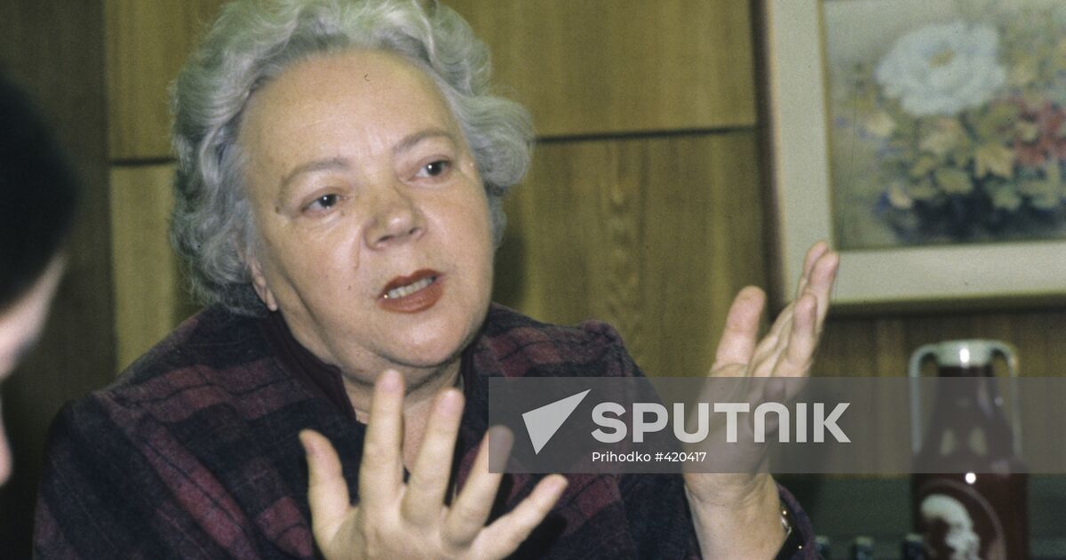 Academician Zaslavskaya | Sputnik Mediabank