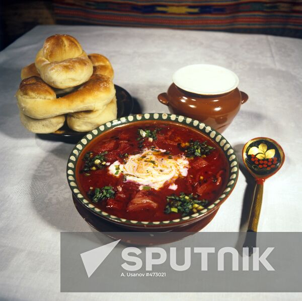 Ukrainian borsch