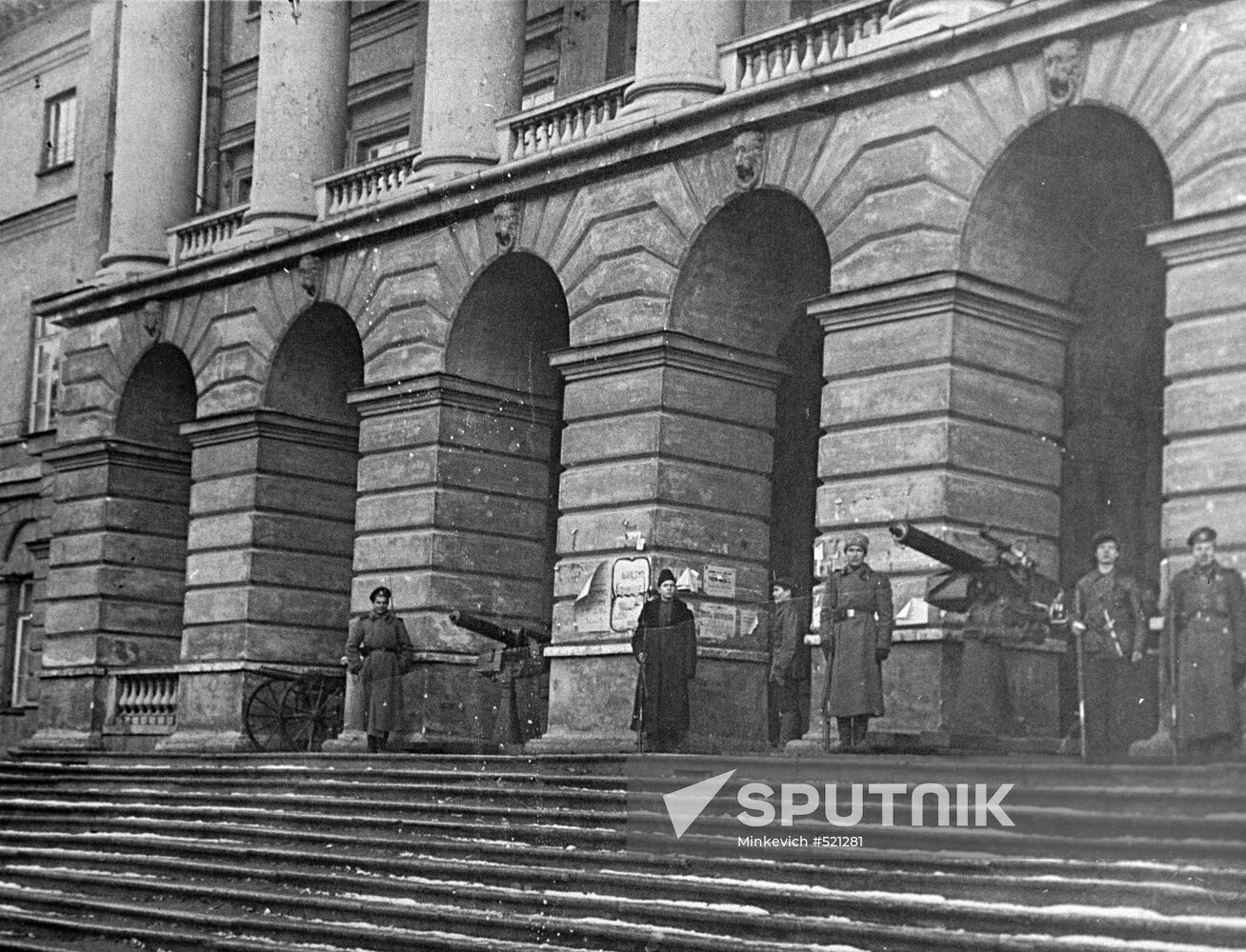 Red Guards by the Smolny Institute Sputnik Mediabank