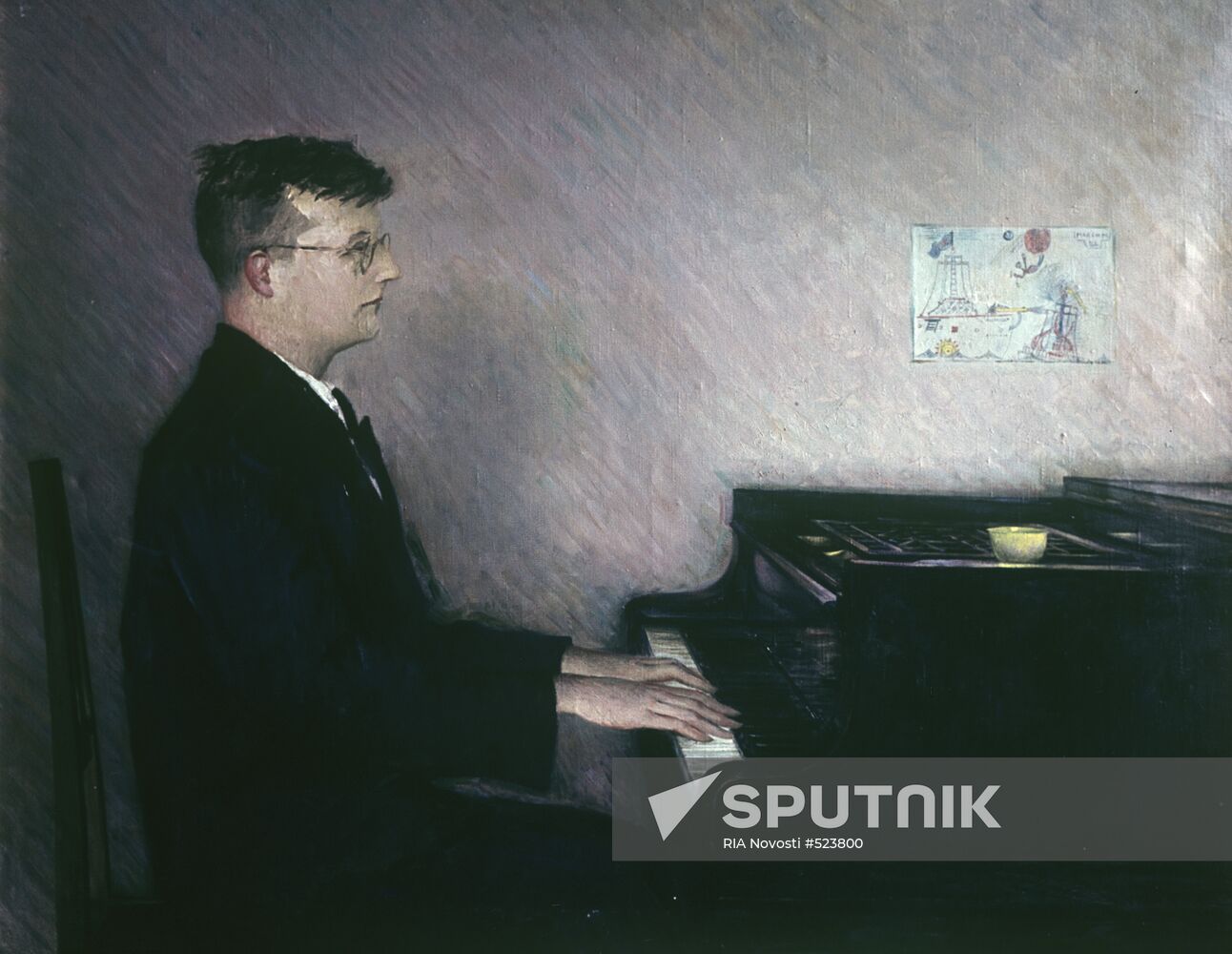 Reproduction of "Dmitry Shostakovich" painting | Sputnik Mediabank