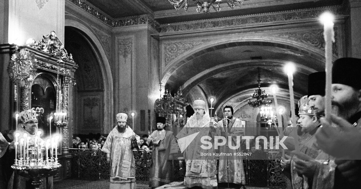 Patriarch Pimen of Russian Orthodox Church | Sputnik Mediabank
