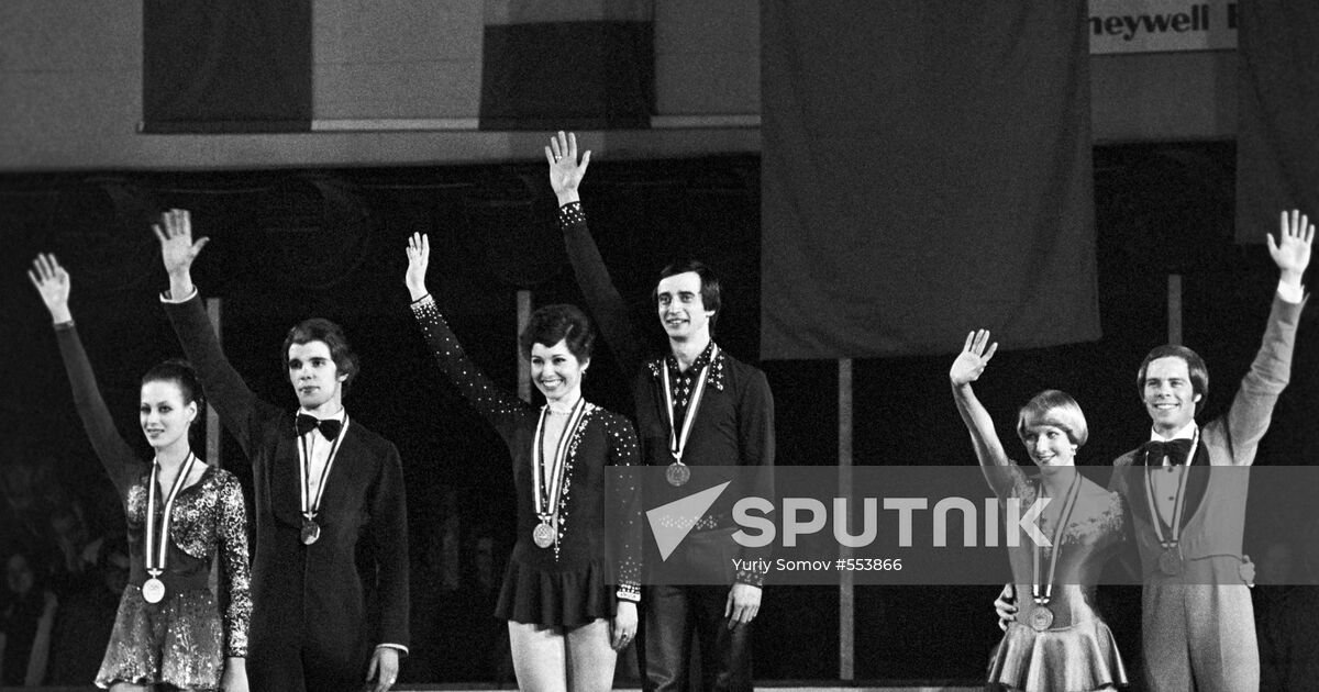 Winners in ice dancing Sputnik Mediabank