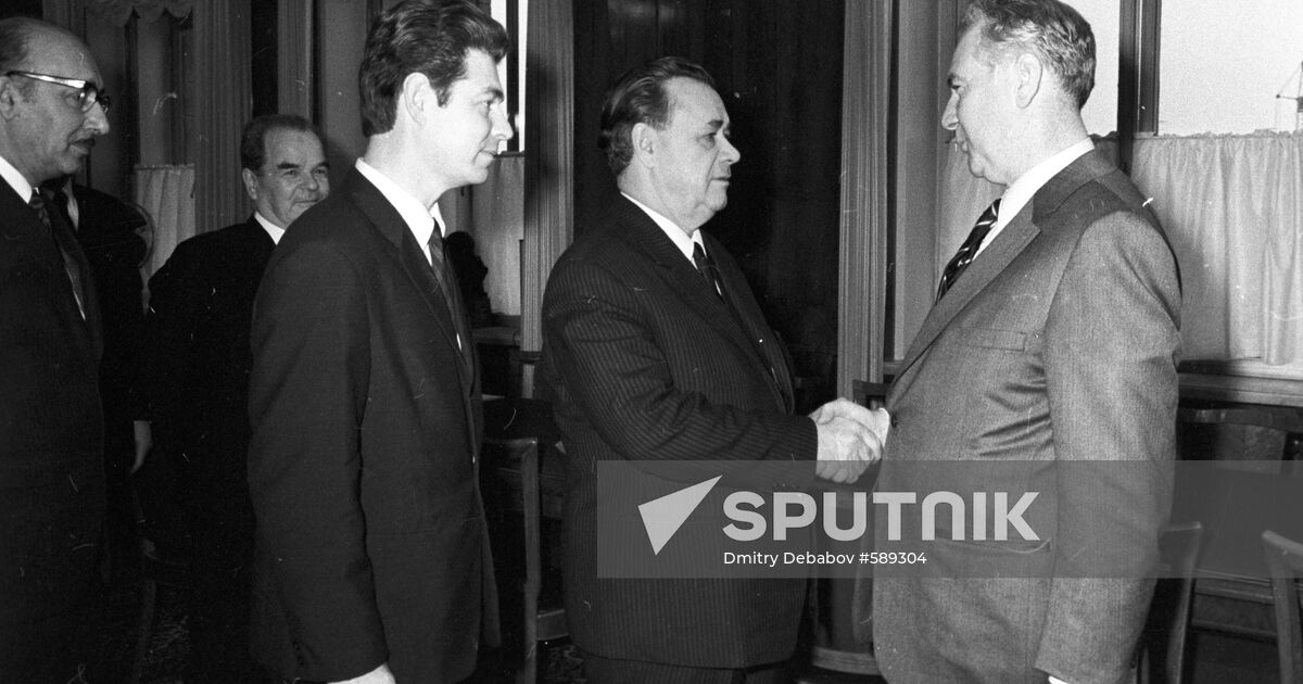 Nikolai Patolichev and Lars G Josefsson | Sputnik Mediabank