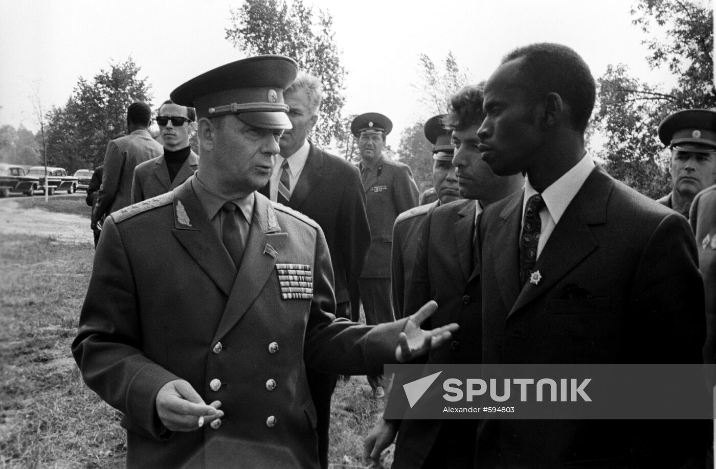 Sergei Sokolov and Kissima Doukara | Sputnik Mediabank