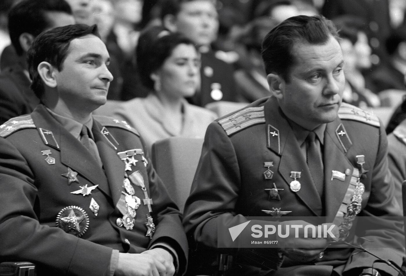 Cosmonauts Valery Bykovsky and Pavel Popovich | Sputnik Mediabank
