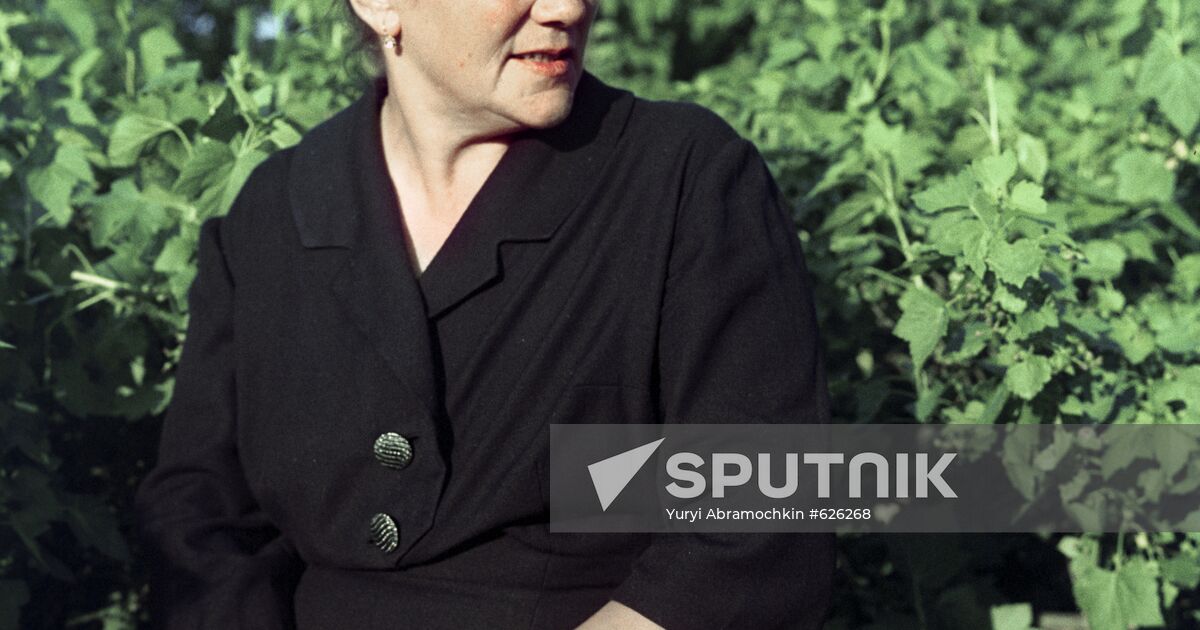 Yuri Gagarin's mother Anna Timofeyevna | Sputnik Mediabank