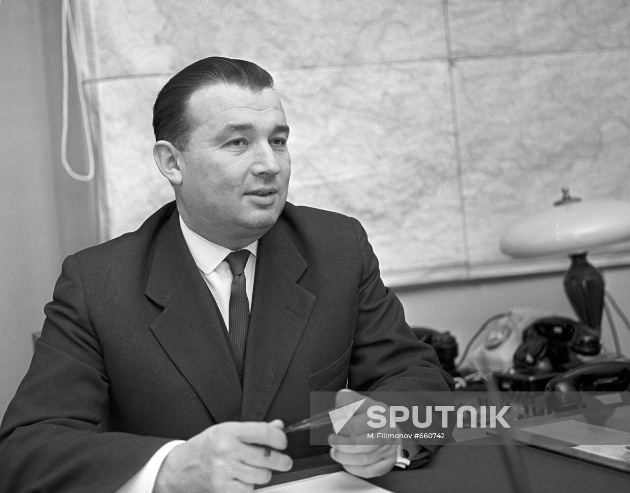 RSFSR Minister of Health Nicholai Vinogradov Sputnik Mediabank