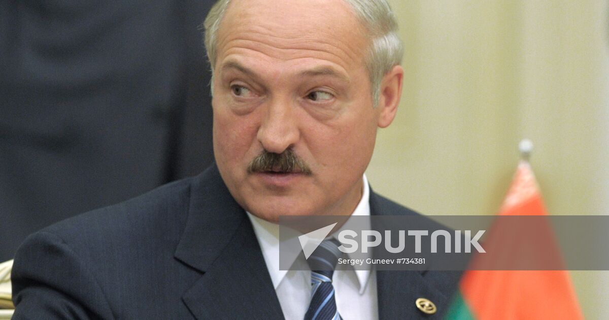 Alexander Lukashenko Sputnik Mediabank