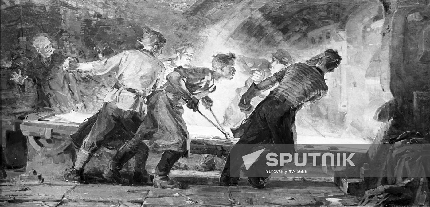 "Young Steel Workers" Sputnik Mediabank