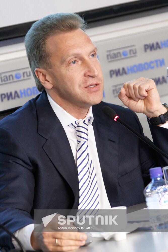 Igor Shuvalov Sputnik Mediabank