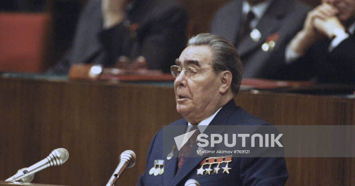 Leonid Brezhnev speaks | Sputnik Mediabank