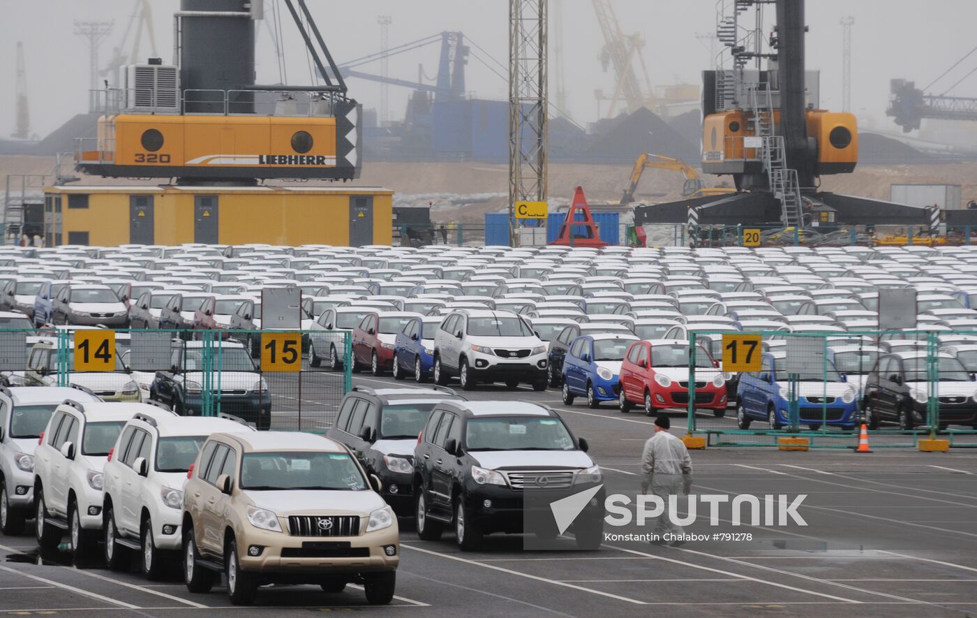 Ust-Luga commercial seaport operations | Sputnik Mediabank