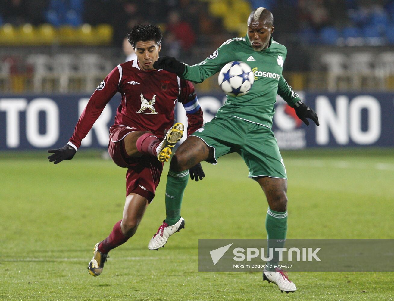 UEFA Champions League. Rubin vs. Panathinaikos Sputnik Mediabank