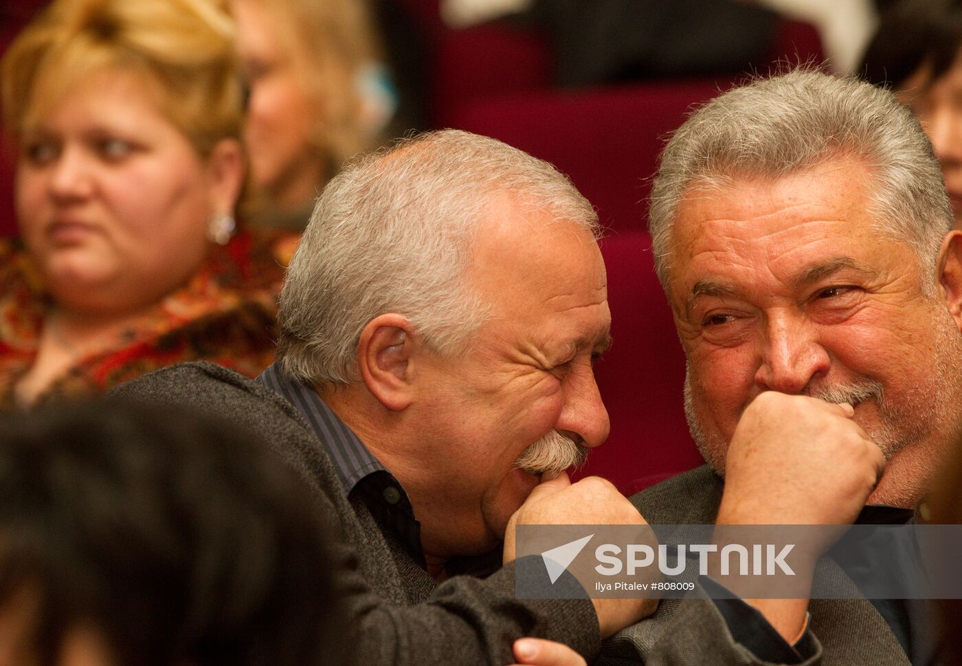 Leonid YAkubovich and Yury Gusman Sputnik Mediabank