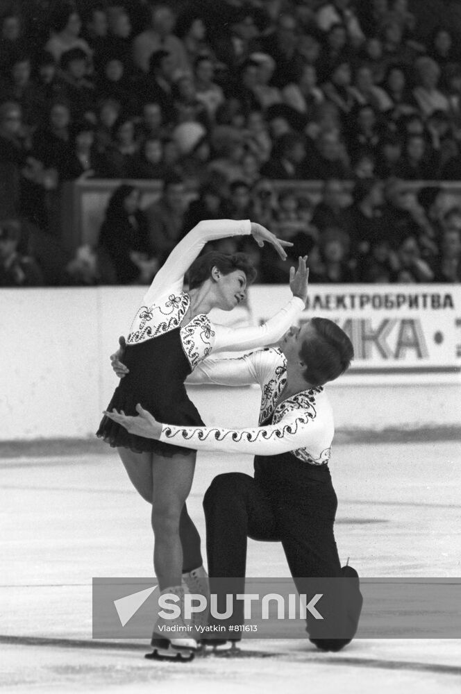 Figure skaters Irina Vorobyeva and Igor Lisovsky | Sputnik Mediabank