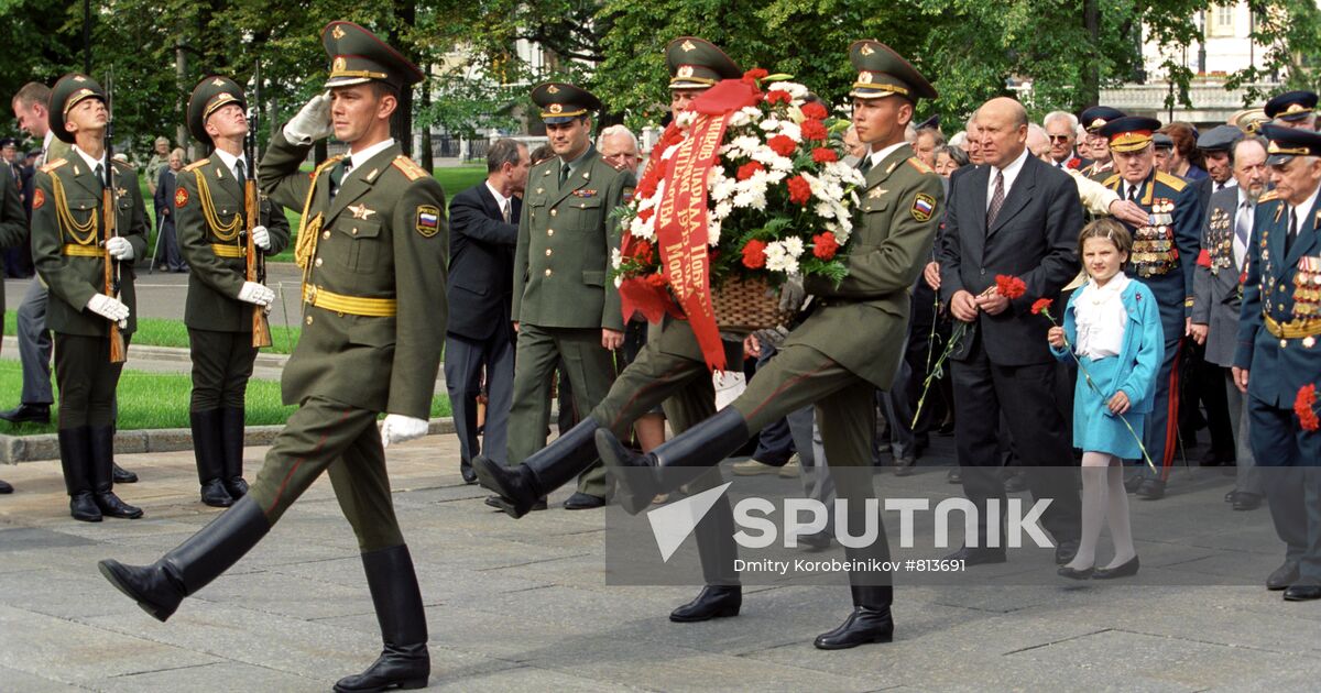 Participants in the first victory parade Sputnik Mediabank