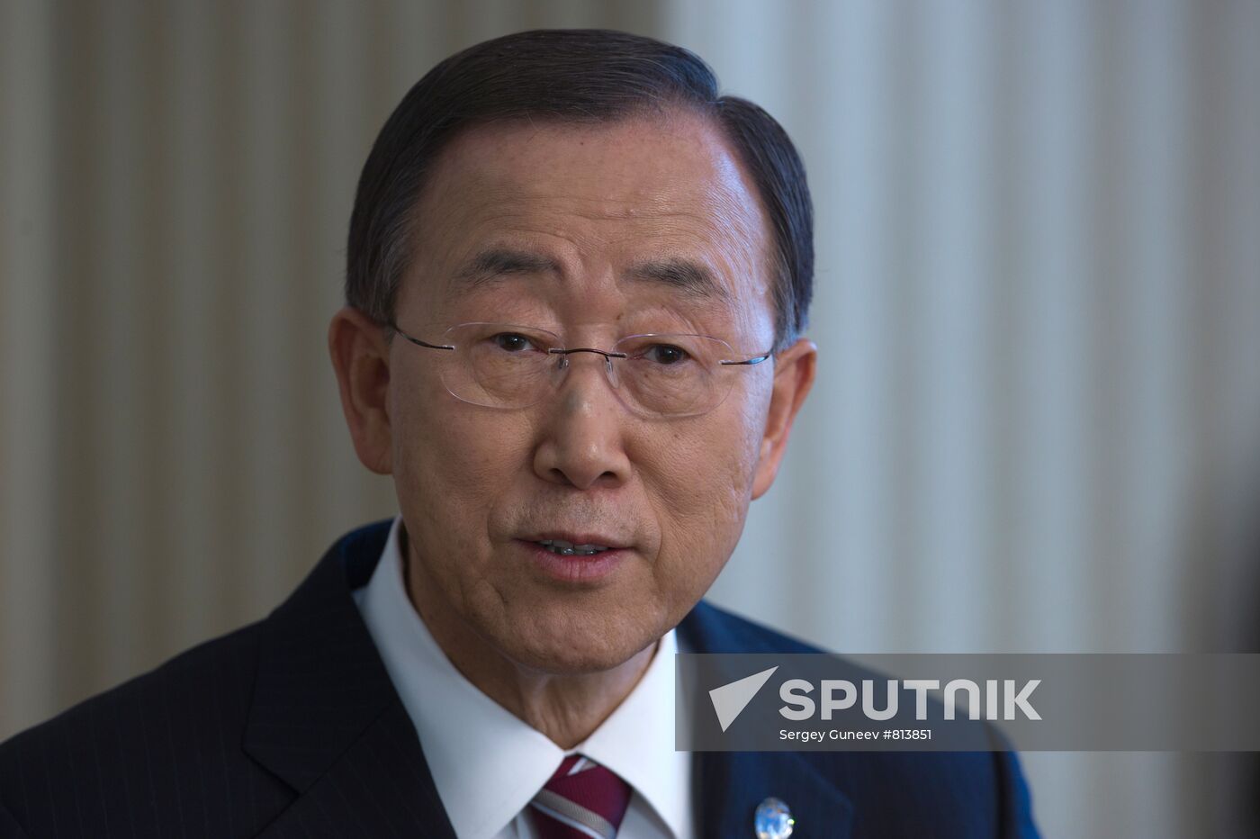United Nations Secretary General Ban Ki Moon Gives Interview Sputnik 