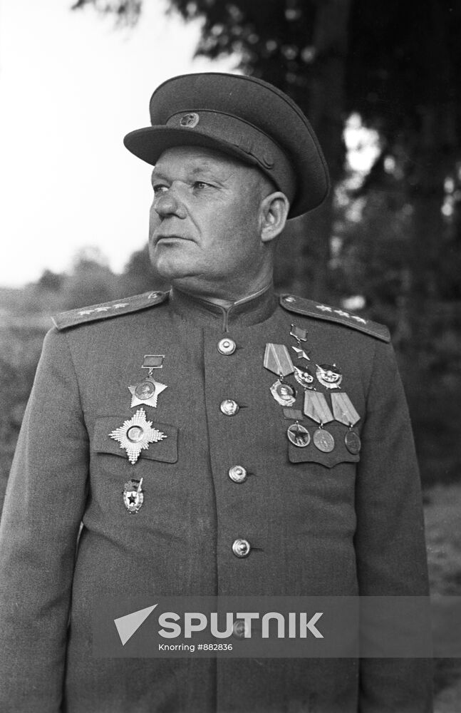 Colonel General Mikhail Shumilov Sputnik Mediabank