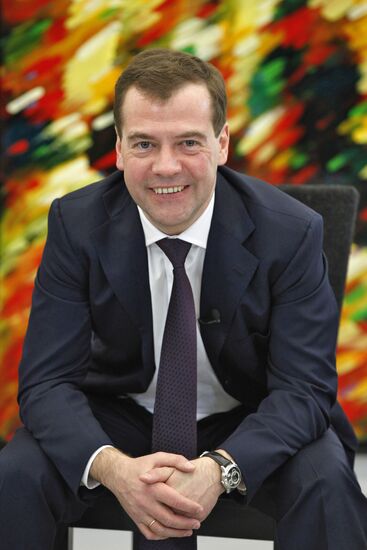 Dmitry Medvedev visits the Moscow House of Photography Sputnik Mediabank