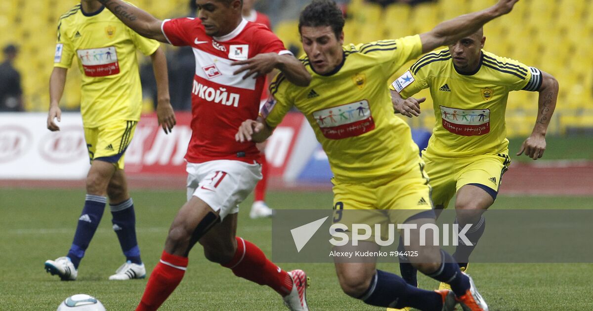 Russian Football Premier League. Spartak Moscow vs. Anzhi | Sputnik ...