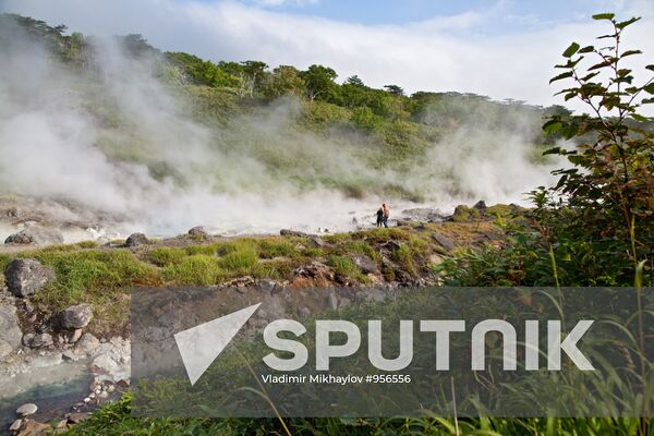Regions of Russia. Kuril Islands. Iturup island