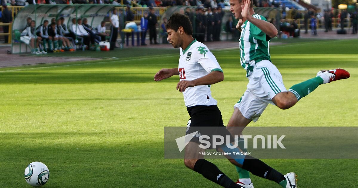 Football. Russian Premier Leagur. Tom vs. Krasnodar Sputnik Mediabank
