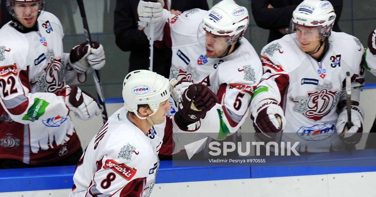 KHL Vityaz Chekhov vs Dinamo Riga Sputnik Mediabank